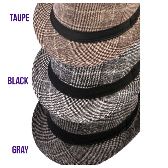 Plaid Fedora Hat - Picture 2 of 2